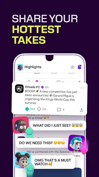 Omada - Make Sport Social (Омада) [МОД: Все открыто, Дополнительные деньги и Меню MOD] Screenshot 5