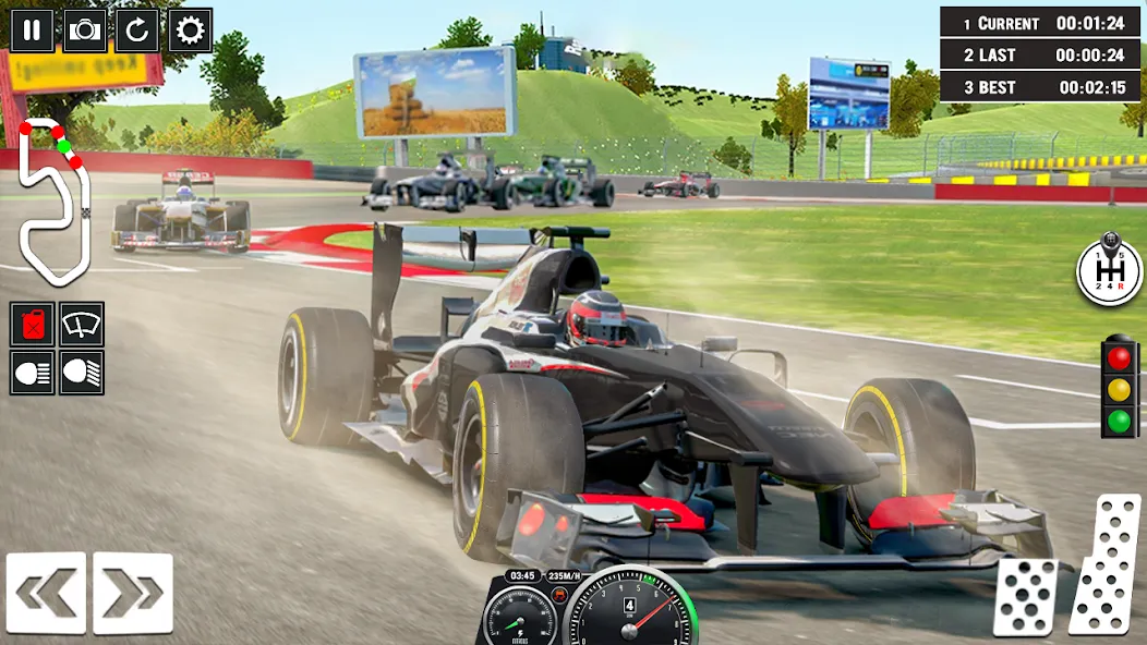 Formula Racing Car Racing Game [МОД: Меню, Бесконечные монеты и Открытые уровни] Screenshot 2