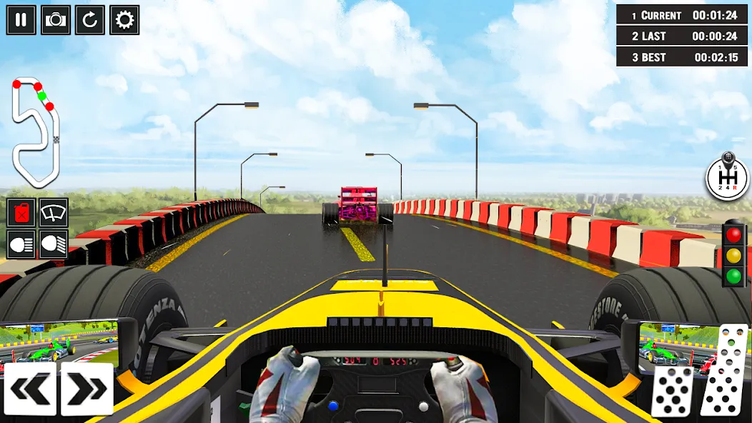 Formula Racing Car Racing Game [МОД: Меню, Бесконечные монеты и Открытые уровни] Screenshot 3
