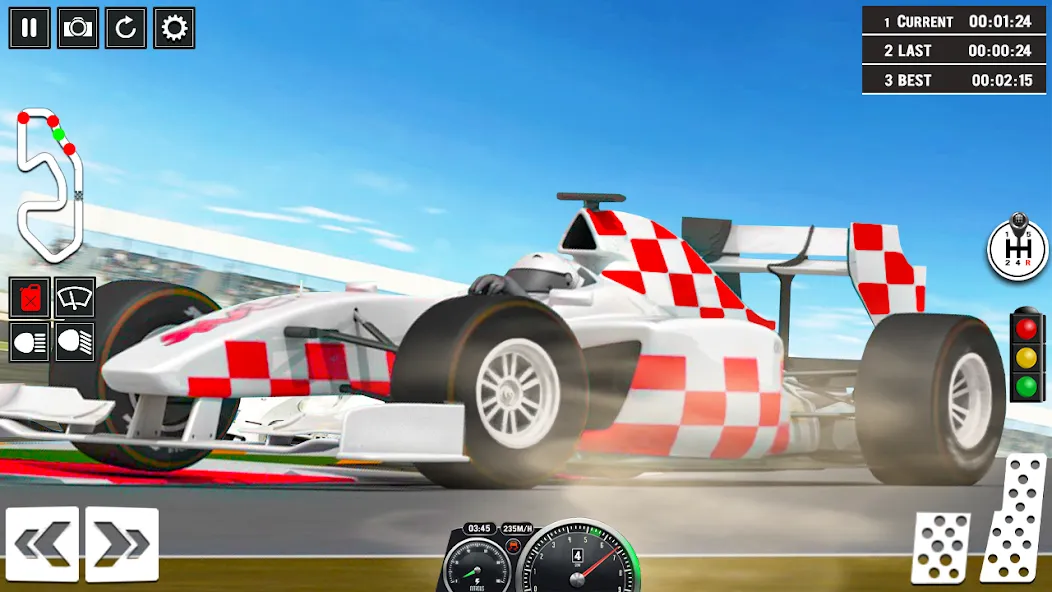 Formula Racing Car Racing Game [МОД: Меню, Бесконечные монеты и Открытые уровни] Screenshot 4