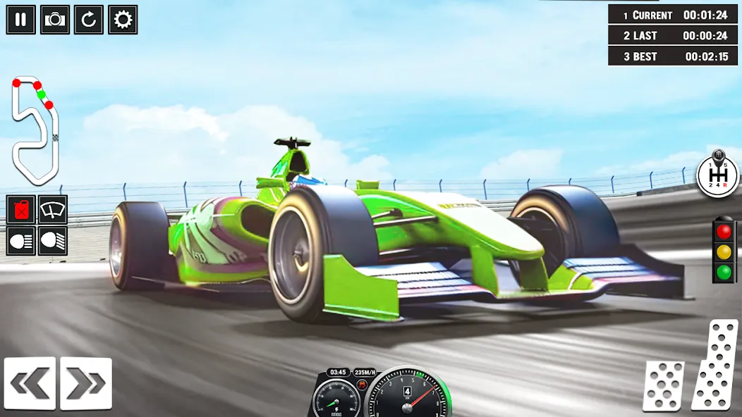 Formula Racing Car Racing Game [МОД: Меню, Бесконечные монеты и Открытые уровни] Screenshot 5