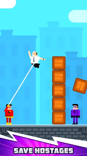 The Superhero League (Зе Суперхиро Лигующ) [МОД: Бесконечные деньги, Монеты и Мега MOD] Screenshot 3