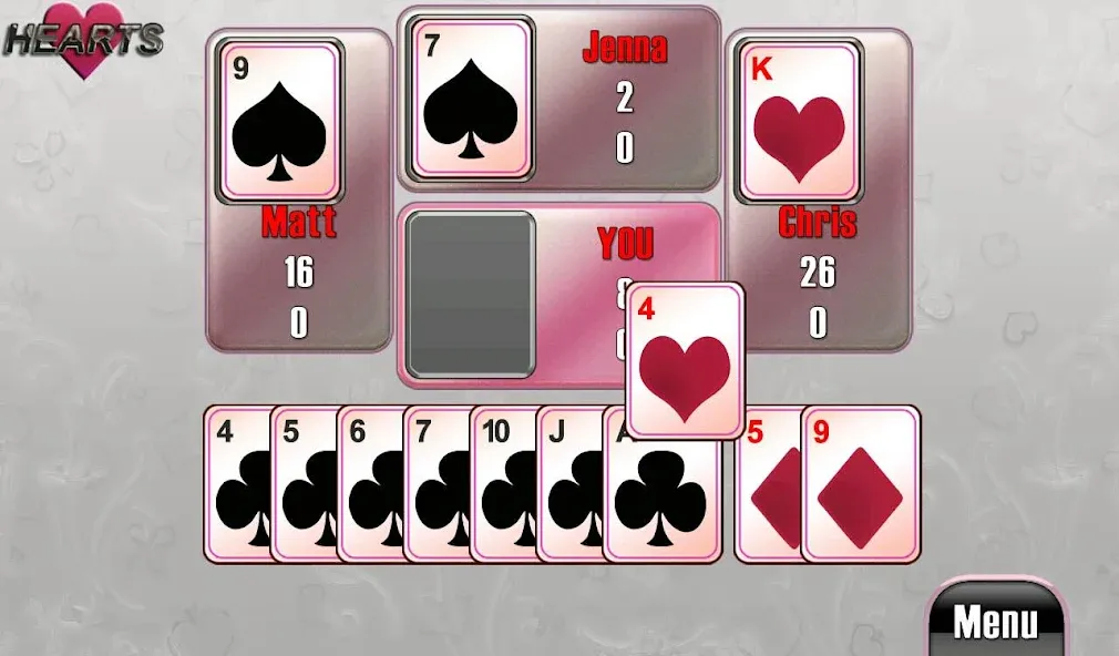 Hearts [МОД: Деньги, Монеты и Меню MOD] Screenshot 3