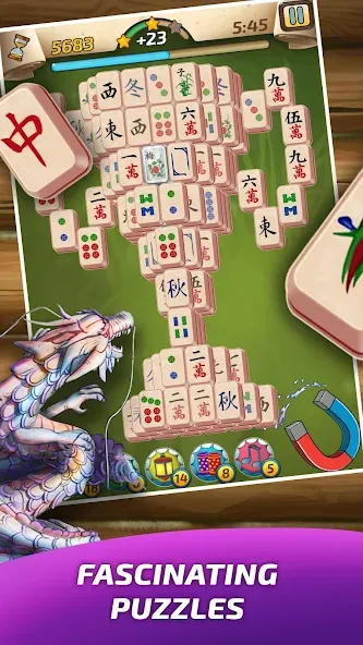 Mahjong Village [МОД: Много денег, Монет и Все открыто] Screenshot 1