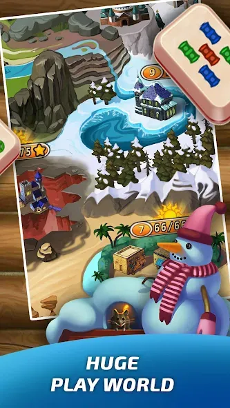 Mahjong Village [МОД: Много денег, Монет и Все открыто] Screenshot 4