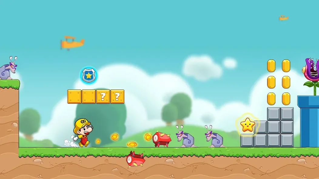 Bean's World Super: Run Games [МОД: Меню, Бесконечные монеты и Открытые уровни] Screenshot 2