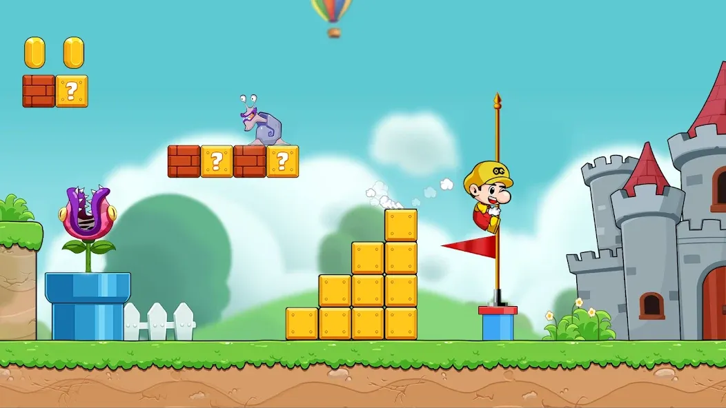 Bean's World Super: Run Games [МОД: Меню, Бесконечные монеты и Открытые уровни] Screenshot 3
