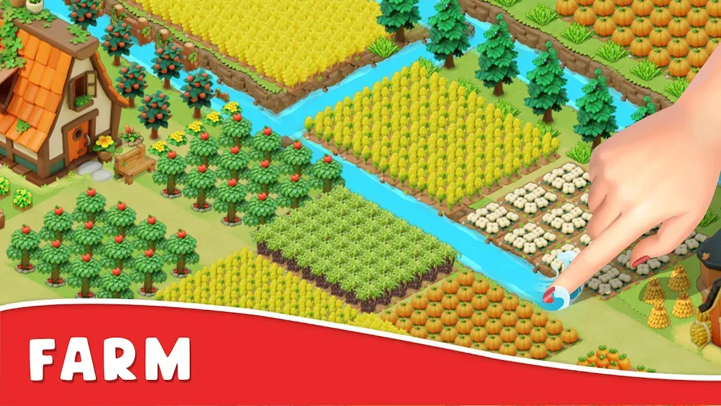 Coco Valley: Farm Adventure (Коко Валли) [МОД: Меню, Бесконечные монеты и Открытые уровни] Screenshot 1