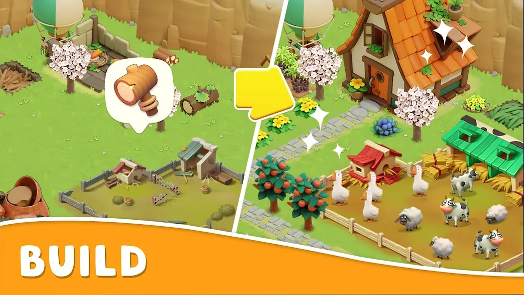 Coco Valley: Farm Adventure (Коко Валли) [МОД: Меню, Бесконечные монеты и Открытые уровни] Screenshot 4