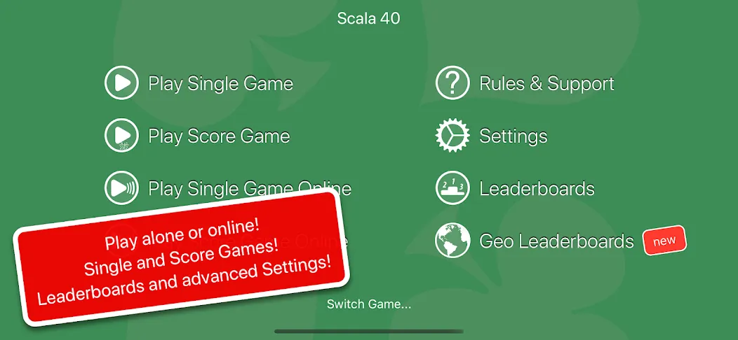 Scala 40 - Online or Alone (Скала 40) [МОД: Бесконечные деньги, Монеты и Мега MOD] Screenshot 2