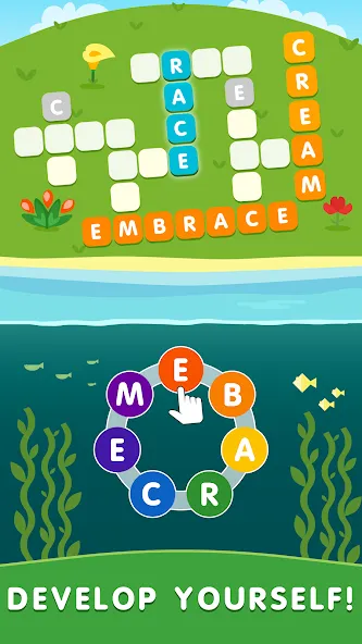 Crossword out of the words [МОД: Бесконечные деньги, Монеты и Мега MOD] Screenshot 5