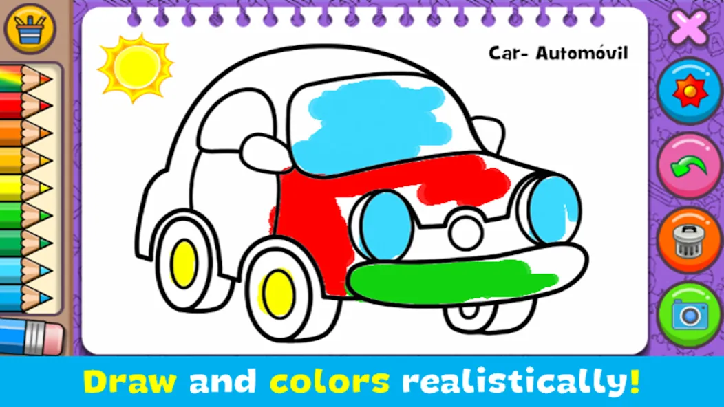 Coloring & Learn [МОД: Бесконечные деньги, Монеты и Мега MOD] Screenshot 1