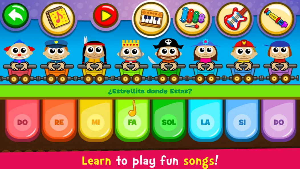 Piano Kids - Music & Songs [МОД: Меню, Бесконечные монеты и Открытые уровни] Screenshot 5
