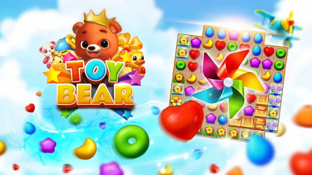 Toy Bear Sweet POP: Match 3 (Той Бир Свит ПОП) [МОД: Бесконечные деньги, Монеты и Мега MOD] Screenshot 5
