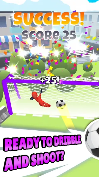 Crazy Kick! Fun Football game [МОД: Деньги, Монеты и Меню MOD] Screenshot 2