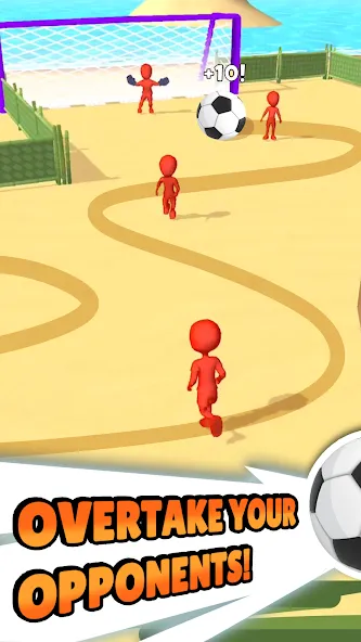 Crazy Kick! Fun Football game [МОД: Деньги, Монеты и Меню MOD] Screenshot 3