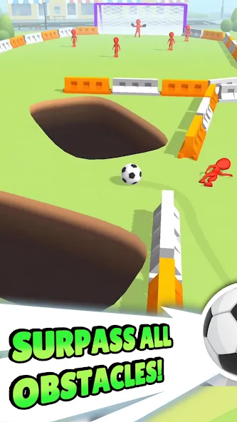 Crazy Kick! Fun Football game [МОД: Деньги, Монеты и Меню MOD] Screenshot 4