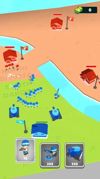 Draw Army: State Survivor (Дроу Арми) [МОД: Меню, Бесконечные монеты и Открытые уровни] Screenshot 3