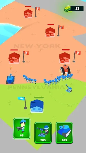 Draw Army: State Survivor (Дроу Арми) [МОД: Меню, Бесконечные монеты и Открытые уровни] Screenshot 5