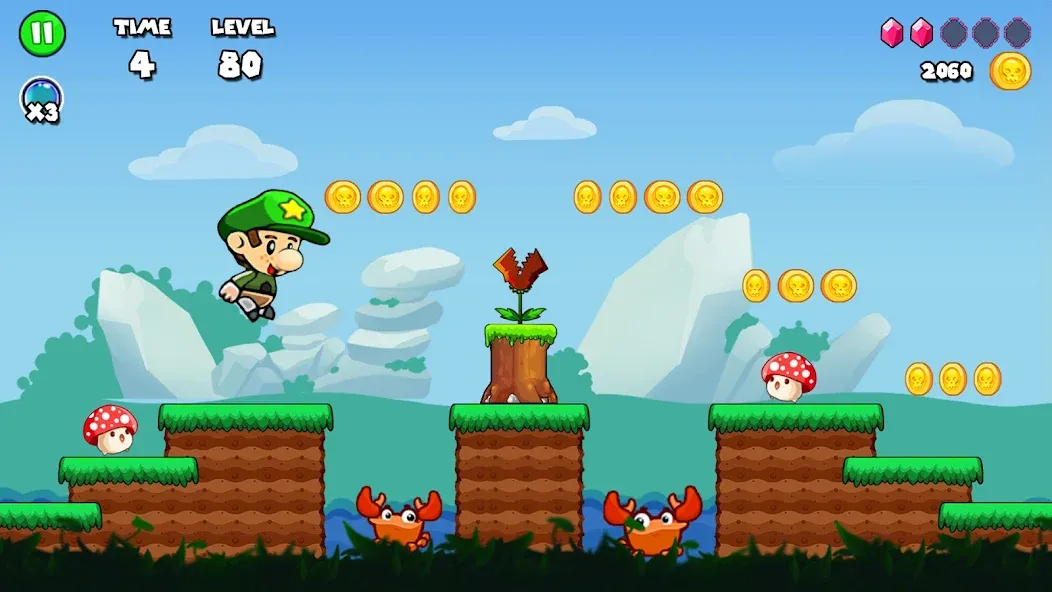 Bob Run: Adventure run game (Боб Ран) [МОД: Много денег, Монет и Все открыто] Screenshot 1