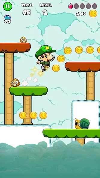 Bob Run: Adventure run game (Боб Ран) [МОД: Много денег, Монет и Все открыто] Screenshot 5