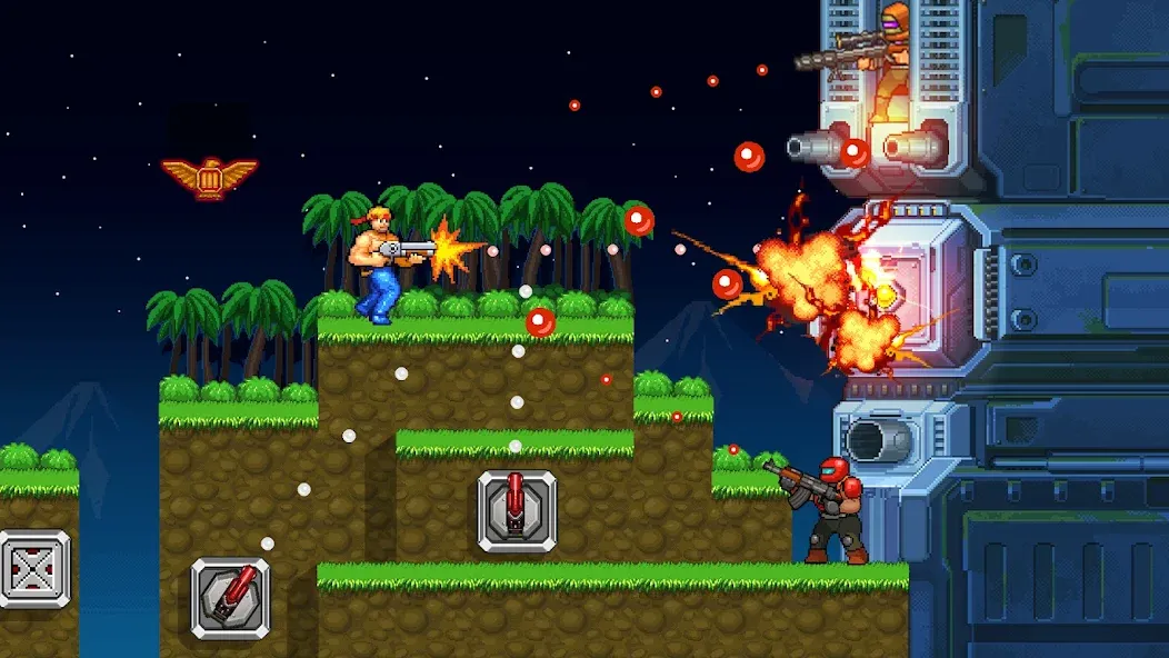 Gun Force: Action Shooting (Ган Форс) [МОД: Меню, Бесконечные монеты и Открытые уровни] Screenshot 1