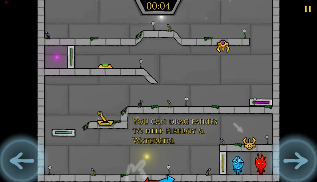 Fireboy & Watergirl FairyTales [МОД: Много денег, Монет и Все открыто] Screenshot 2