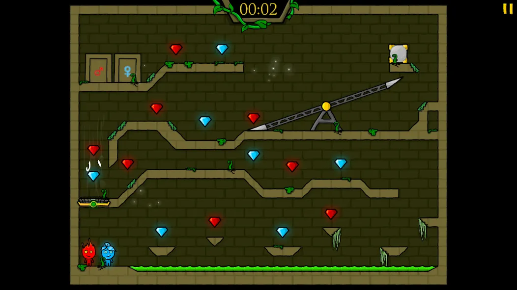 Fireboy & Watergirl: Forest [МОД: Меню, Бесконечные монеты и Открытые уровни] Screenshot 4
