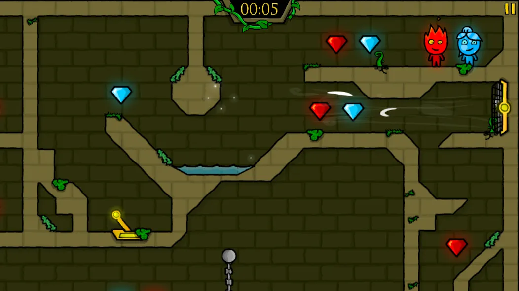 Fireboy & Watergirl: Forest [МОД: Меню, Бесконечные монеты и Открытые уровни] Screenshot 5