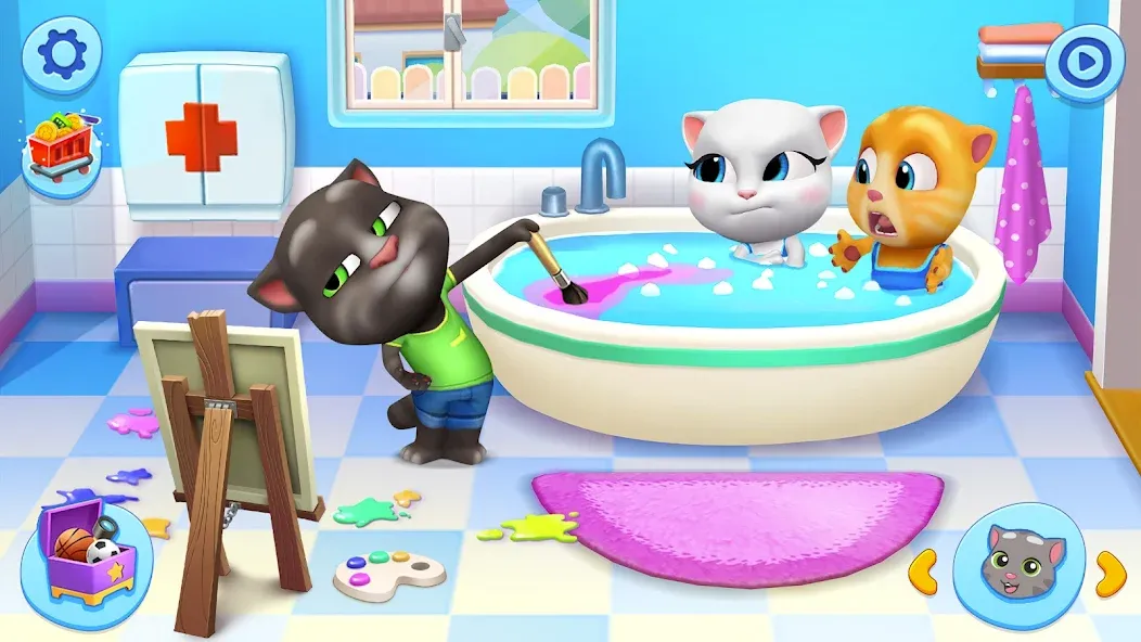 My Talking Tom Friends [МОД: Много денег, Монет и Все открыто] Screenshot 1
