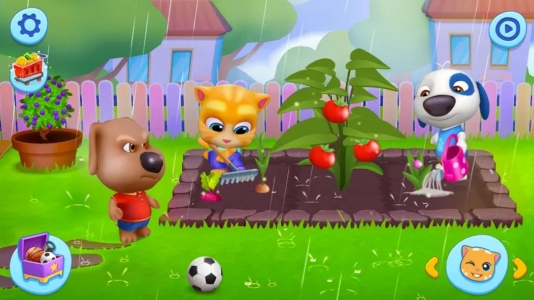 My Talking Tom Friends [МОД: Много денег, Монет и Все открыто] Screenshot 3