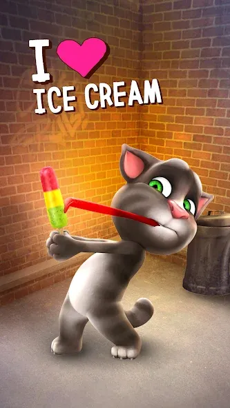 Talking Tom Cat [МОД: Много монет, Открытые уровни и Мега MOD] Screenshot 1