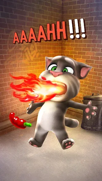 Talking Tom Cat [МОД: Много монет, Открытые уровни и Мега MOD] Screenshot 4