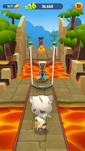 Talking Tom Gold Run [МОД: Меню, Бесконечные монеты и Открытые уровни] Screenshot 5