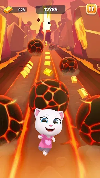 Talking Tom Time Rush [МОД: Много монет, Открытые уровни и Мега MOD] Screenshot 2