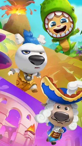 Talking Tom Time Rush [МОД: Много монет, Открытые уровни и Мега MOD] Screenshot 5