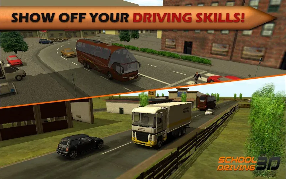 School Driving 3D (Скул Драйвинг 3Д) [МОД: Деньги, Монеты и Меню MOD] Screenshot 5