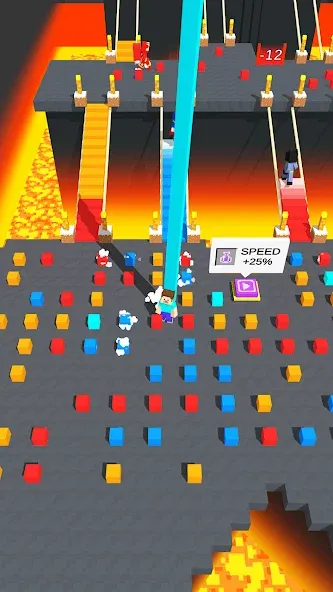 Craft Bridge Race (Крафт Бридж Рейс) [МОД: Много денег, Монет и Все открыто] Screenshot 3
