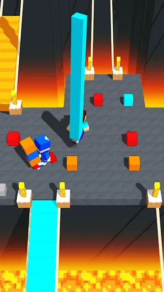 Craft Bridge Race (Крафт Бридж Рейс) [МОД: Много денег, Монет и Все открыто] Screenshot 4