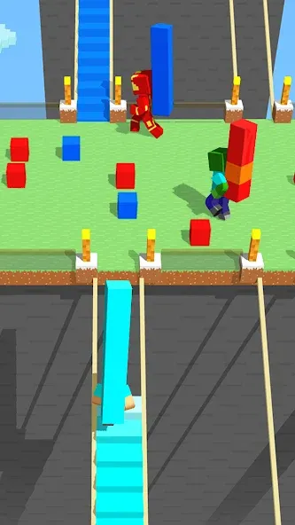 Craft Bridge Race (Крафт Бридж Рейс) [МОД: Много денег, Монет и Все открыто] Screenshot 5