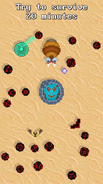 Magic Ball — 2D Survivor io [МОД: Много денег, Монет и Все открыто] Screenshot 1