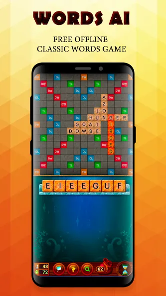Words AI Friends Classic [МОД: Меню, Бесконечные монеты и Открытые уровни] Screenshot 1