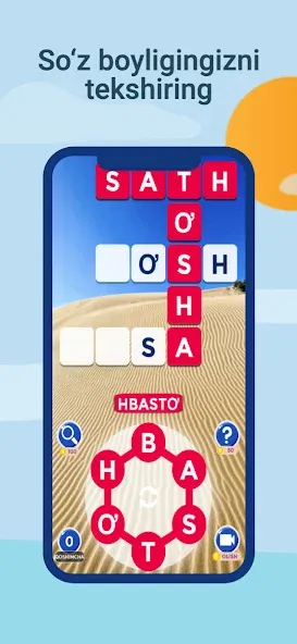 So'z o'yini - So'zni Toping [МОД: Много монет, Открытые уровни и Мега MOD] Screenshot 4