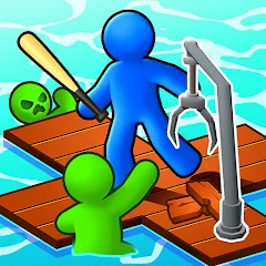 Скачать Zombie Raft (Зомби Рафт) [МОД: Много монет, Открытые уровни и Мега MOD] | Взлом Zombie Raft на Андроид