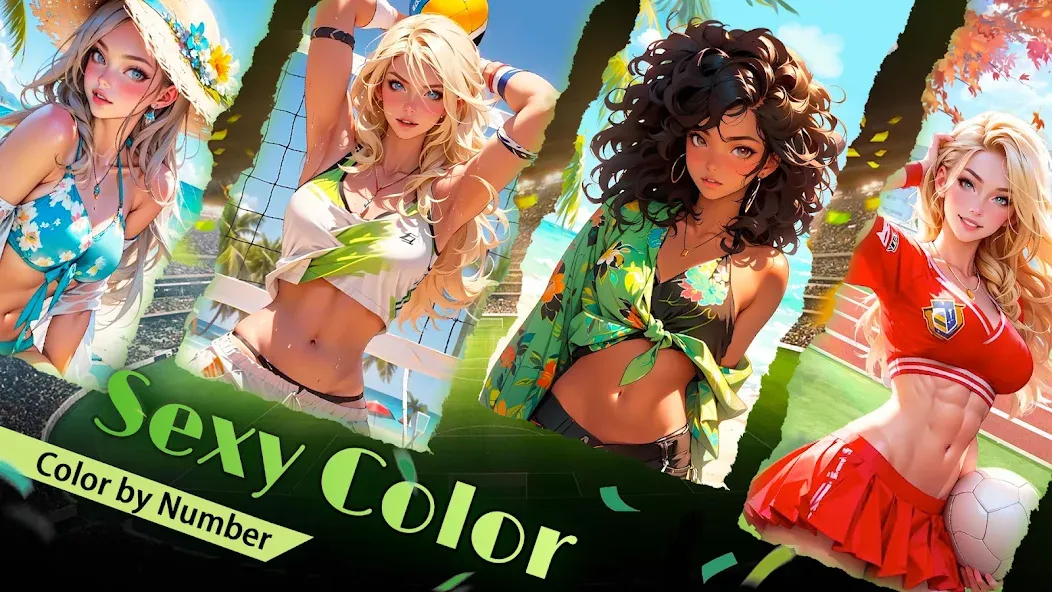 Adult Sexy Coloring Games [МОД: Много денег, Монет и Все открыто] Screenshot 3