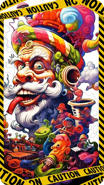 Dark Fantasy Coloring Games [МОД: Деньги, Монеты и Меню MOD] Screenshot 3
