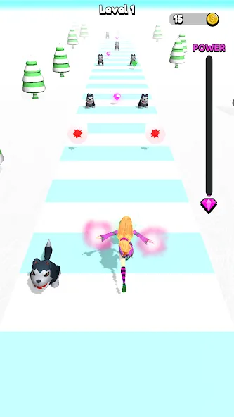 Power Girl 3D (Пауэр Герл 3Д) [МОД: Много денег, Монет и Все открыто] Screenshot 3