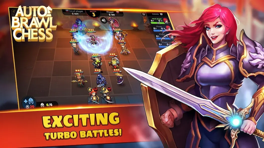 Auto Brawl Chess (Авто Бравл Шахматы) [МОД: Деньги, Монеты и Меню MOD] Screenshot 1