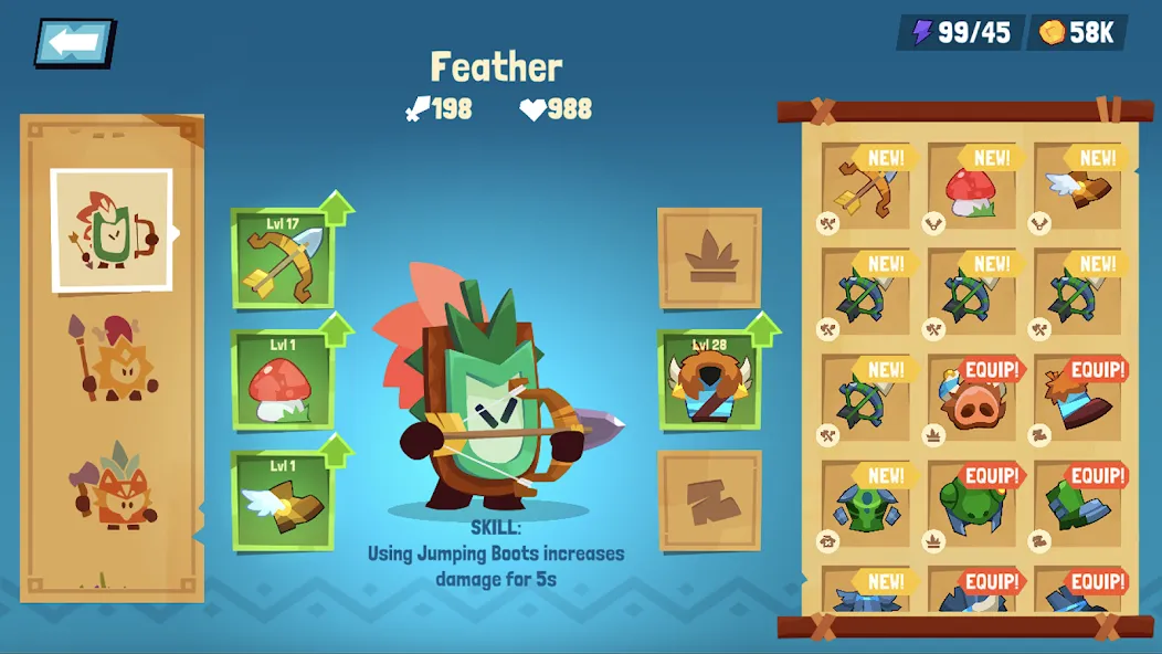 Tiny Hunters - Monsters Attack (Тини Хантерс) [МОД: Бесконечные деньги, Монеты и Мега MOD] Screenshot 4