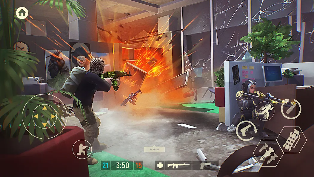 Tacticool: 3rd person shooter (Тактикул) [МОД: Меню, Бесконечные монеты и Открытые уровни] Screenshot 1
